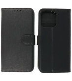 iPhone 13 Pro Max Hoesje - Book Case Telefoonhoesje - Kaarthouder Portemonnee Hoesje - Wallet Case - Zwart