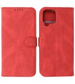 Samsung Galaxy A22 4G Hoesje Portemonnee Book Case - Rood