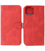 iPhone 13 Mini Hoesje Portemonnee Book Case - Rood