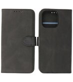 iPhone 13 Pro Hoesje Portemonnee Book Case - Zwart