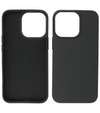 iPhone 13 Pro Max Hoesje - 2.0mm Dikke Fashion Telefoonhoesje Backcover - Zwart