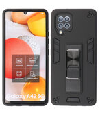 Tough Armor Hardcase Met Standfunctie Hoesje voor Samsung Galaxy A42 5G - Zwart
