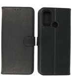 Motorola Moto G60 Hoesje Book Case Telefoonhoesje - Zwart