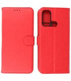 Motorola Moto G60 Hoesje Book Case Telefoonhoesje - Rood