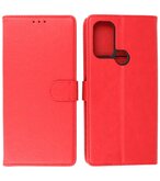 Motorola Moto G60s Hoesje Book Case Telefoonhoesje - Rood