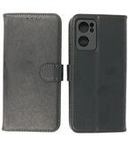 Booktype Hoesje Wallet Case Telefoonhoesje voor Oppo Reno 7 5G - Zwart