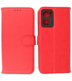 Booktype Hoesje Wallet Case Telefoonhoesje voor Oppo Reno 7 5G - Rood
