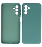2.0mm Dikke Fashion Telefoonhoesje - Siliconen Hoesje voor Samsung Galaxy A13 5G - Donker Groen