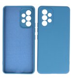 2.0mm Dikke Fashion Telefoonhoesje - Siliconen Hoesje voor Samsung Galaxy A53 5G - Navy