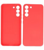 2.0mm Dikke Fashion Telefoonhoesje - Siliconen Hoesje voor Samsung Galaxy S22 - Rood