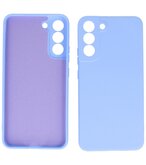 2.0mm Dikke Fashion Telefoonhoesje - Siliconen Hoesje voor Samsung Galaxy S22 - Paars