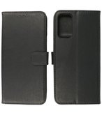 Booktype Hoesje Wallet Case Telefoonhoesje voor Samsung Galaxy M52 5G - Zwart