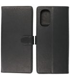 Booktype Hoesje Wallet Case Telefoonhoesje voor Motorola Moto G51 5G - Zwart