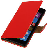 Rood Hoesje voor Huawei Ascend Y520 Book/Wallet Case/Cover