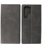 Magnetisch Folio Telefoonhoesje voor Samsung Galaxy S22 Ultra Zwart