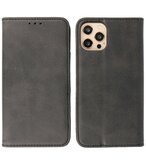 Magnetisch Folio Telefoonhoesje voor iPhone 12 & iPhone 12 Pro Zwart