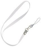 Keycord sleutelkoord voor hoesjes, pasjes of sleutels Wit