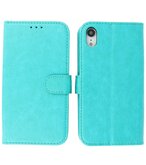 Booktype Hoesje Wallet Case Telefoonhoesje voor iPhone XR - Groen