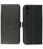 Booktype Hoesje Wallet Case Telefoonhoesje voor Samsung Galaxy A03 Core - Zwart