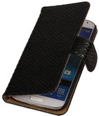 Zwart Slangen / Snake Design Book Cover Galaxy S4 I9500