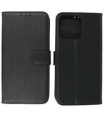 iPhone 14 Pro Max Hoesje Book Case Telefoonhoesje Zwart