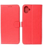 Samsung Galaxy A04 Hoesje Book Case Portemonnee Telefoonhoesje - Rood