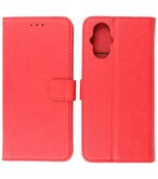 Oppo Reno 8 Lite Hoesje Book Case Portemonnee Telefoonhoesje - Rood