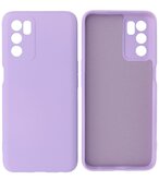 2.0mm Dikke Fashion Telefoonhoesje - Siliconen Hoesje voor Oppo A16 - Paars