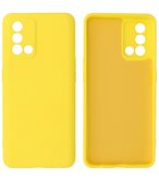 2.0mm Dikke Fashion Telefoonhoesje - Siliconen Hoesje voor Oppo A74 4G - A95 4G - Geel