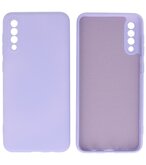 2.0mm Dikke Fashion Telefoonhoesje - Siliconen Hoesje voor Samsung Galaxy A50 - Paars