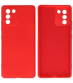 2.0mm Dikke Fashion Telefoonhoesje - Siliconen Hoesje voor Samsung Galaxy S10 Lite - Rood