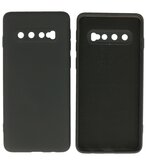 2.0mm Dikke Fashion Telefoonhoesje - Siliconen Hoesje voor Samsung Galaxy S10 - Zwart