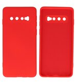 2.0mm Dikke Fashion Telefoonhoesje - Siliconen Hoesje voor Samsung Galaxy S10 - Rood