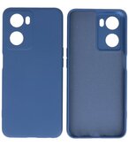 2.0mm Dikke Fashion Telefoonhoesje - Siliconen Hoesje voor Oppo A57s - Navy