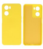 2.0mm Dikke Fashion Telefoonhoesje - Siliconen Hoesje voor Oppo A57s - Geel