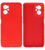 2.0mm Dikke Fashion Telefoonhoesje - Siliconen Hoesje voor Oppo A96 - Rood