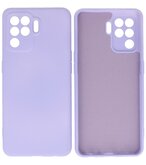 2.0mm Dikke Fashion Telefoonhoesje - Siliconen Hoesje voor Oppo A94 4G - Paars