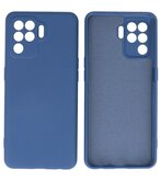 2.0mm Dikke Fashion Telefoonhoesje - Siliconen Hoesje voor Oppo A94 4G - Navy
