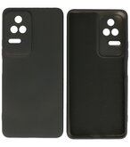 2.0mm Dikke Fashion Telefoonhoesje - Siliconen Hoesje voor Xiaomi Poco F4 - Zwart