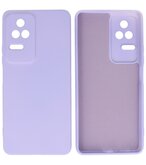 2.0mm Dikke Fashion Telefoonhoesje - Siliconen Hoesje voor Xiaomi Poco F4 - Paars