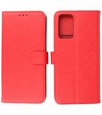 Oppo A96 Hoesje Book Case Portemonnee Telefoonhoesje - Rood