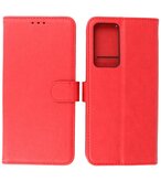 Xiaomi Poco F4 Hoesje Book Case Portemonnee Telefoonhoesje - Rood