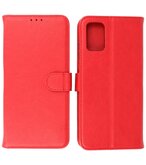 Motorola Moto E22 Hoesje Book Case Portemonnee Telefoonhoesje - Rood