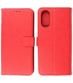 Oppo A78 Hoesje Book Case Portemonnee Telefoonhoesje - Rood