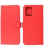 Motorola Moto G73 Hoesje Book Case Portemonnee Telefoonhoesje - Rood