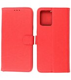 Motorola Moto G53 - G23 - G13 Hoesje Book Case Portemonnee Telefoonhoesje - Rood