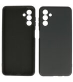 Samsung Galaxy A24 4G Hoesje - 2.0mm Dikke Fashion Telefoonhoesje Backcover - Siliconen Hoesje - Zwart