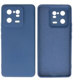 Xiaomi 13 Pro 5G Hoesje - 2.0mm Dikke Fashion Telefoonhoesje Backcover - Siliconen Hoesje - Navy