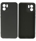 Xiaomi Redmi A1 Hoesje - 2.0mm Dikke Fashion Telefoonhoesje Backcover - Siliconen Hoesje - Zwart