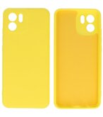 Xiaomi Redmi A1 Hoesje - 2.0mm Dikke Fashion Telefoonhoesje Backcover - Siliconen Hoesje - Geel